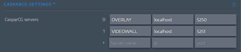 CasparCG server settings in SPX configuration