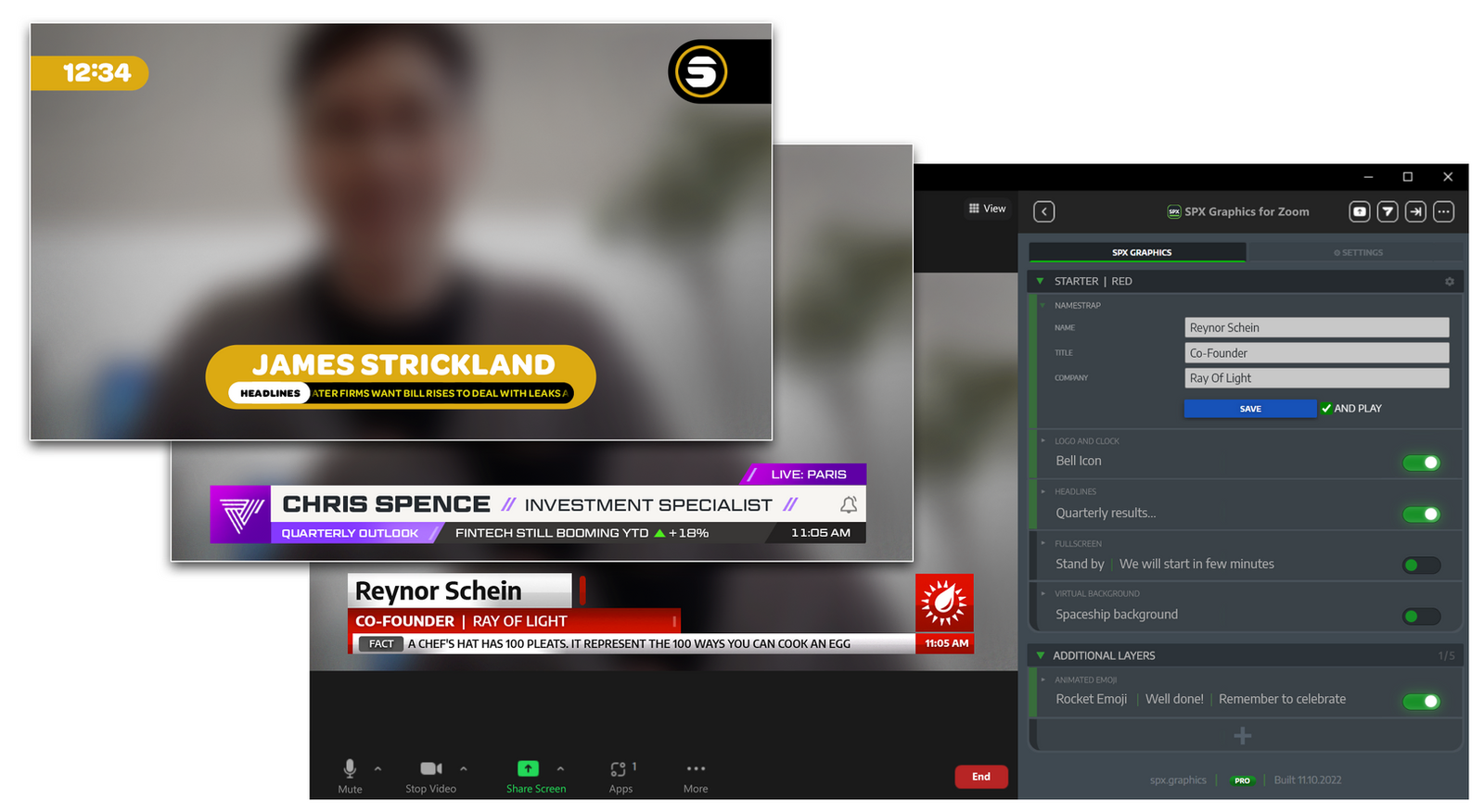 SPX Graphics for Zoom app