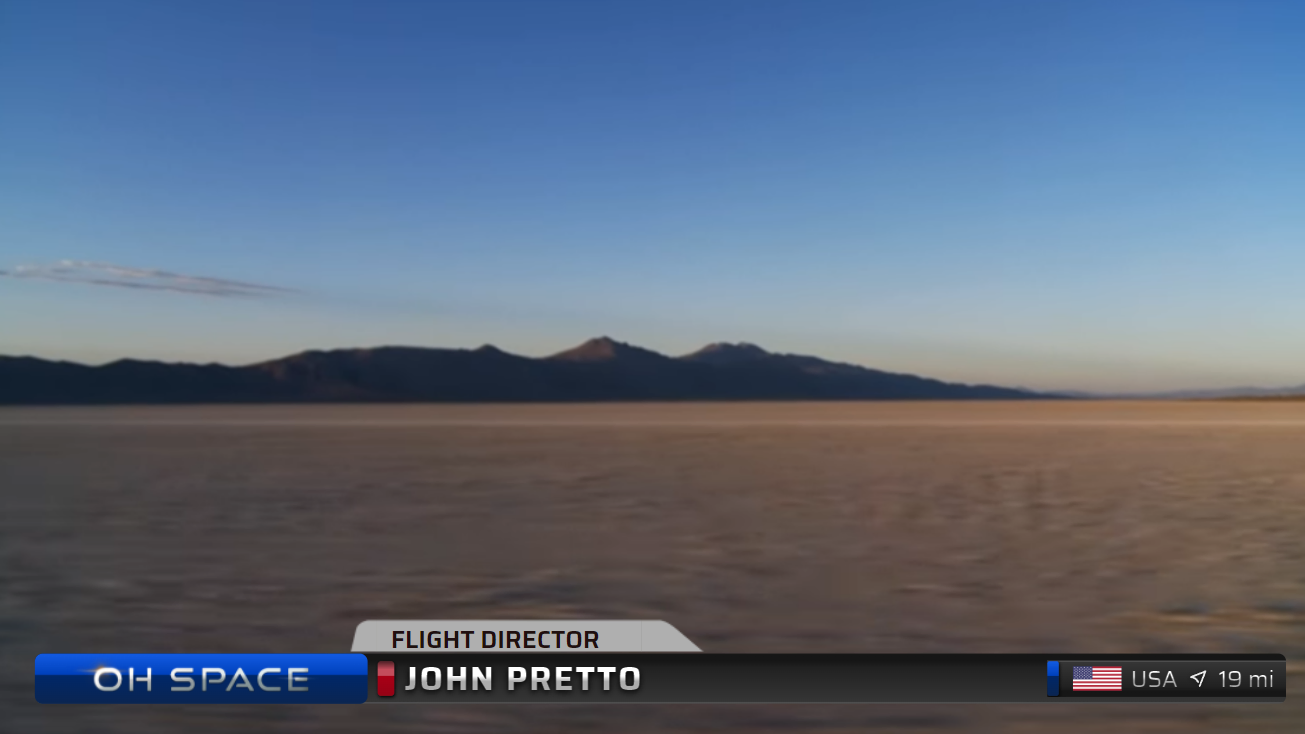 SPX 4K on-air graphics during the high power rocketry event