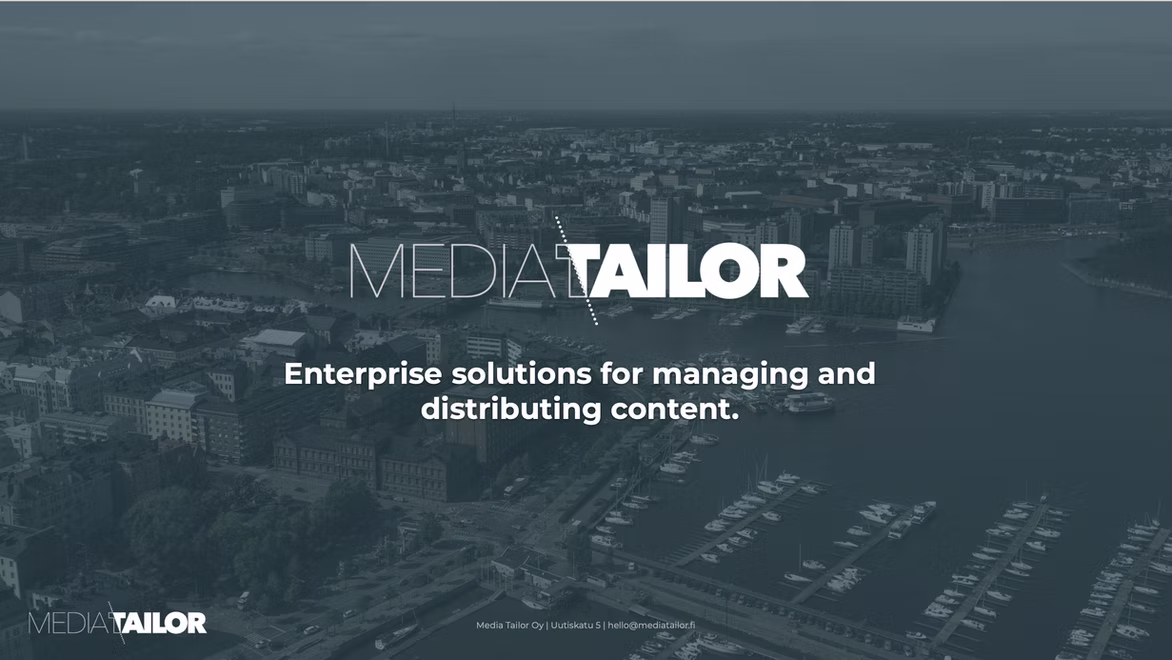 Cover image for SPX and Mediatailor's Graphics Hub Solution for Sanoma MCR