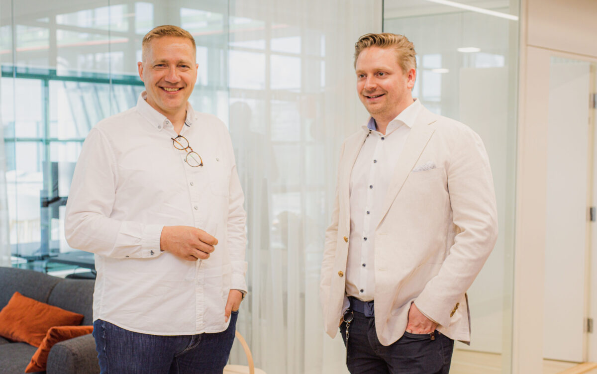 Tuomo Kulomaa (SPX) and Markus Paul (Media Tailor)