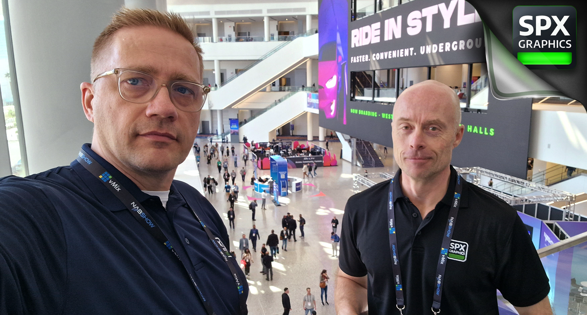 SPX Graphics team at NAB Show 2024