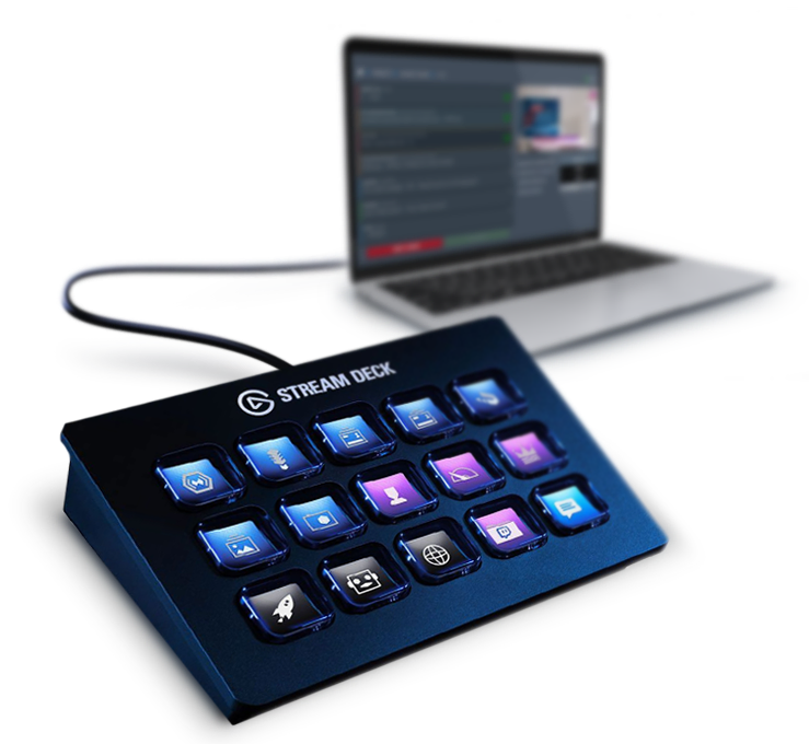 Stream deck and a computer