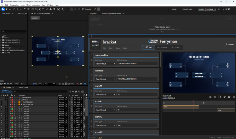 Ferryman & After Effects screenshot