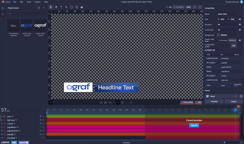 Loopic screenshot