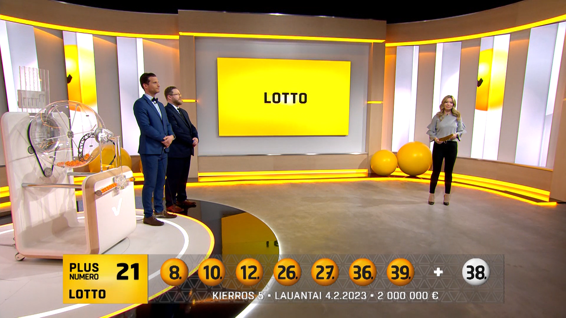 Lotto broadcast graphics powered by SPX