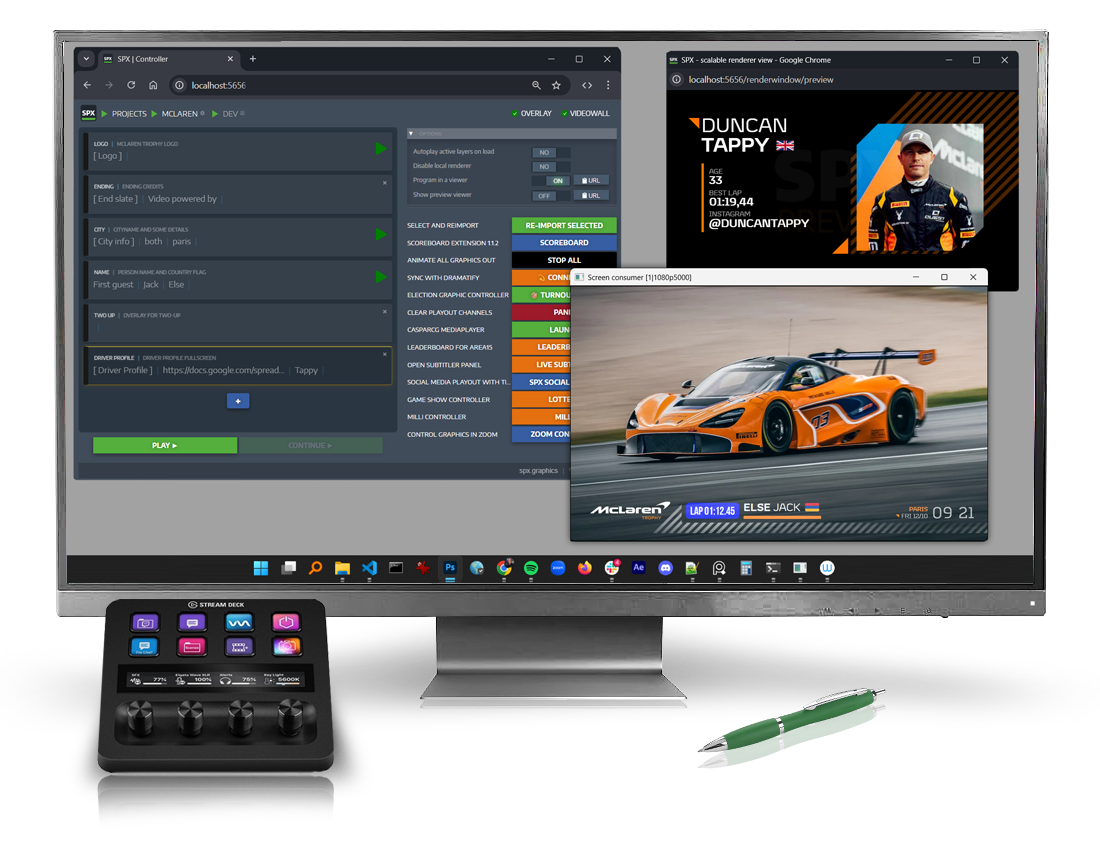 SPX Production screenshot