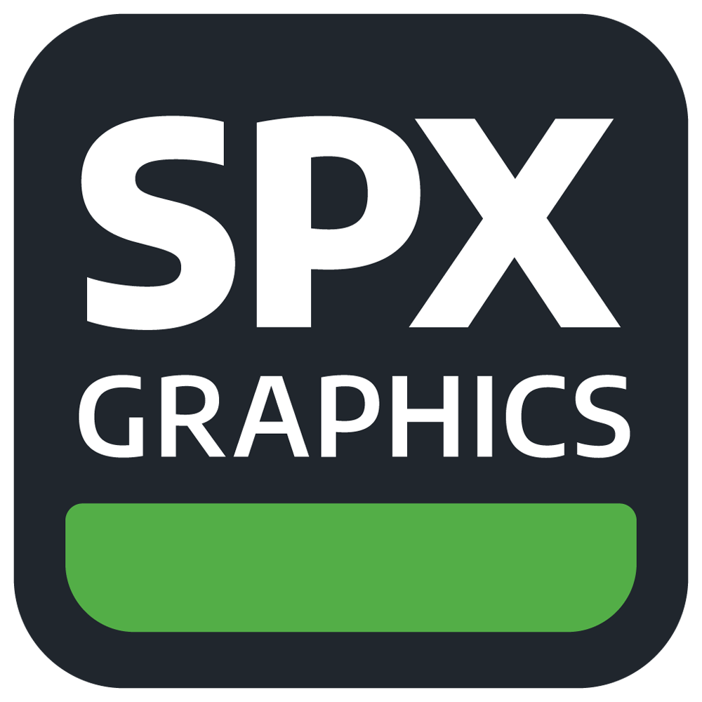 SPX Graphics Logo, colored no outline