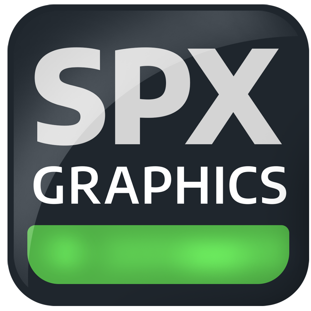 SPX Graphics Logo, shaded